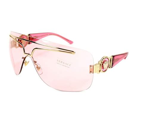 ladies versace glasses gold pink|clear pink Versace glasses.